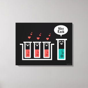 Mooie rack canvas afdruk