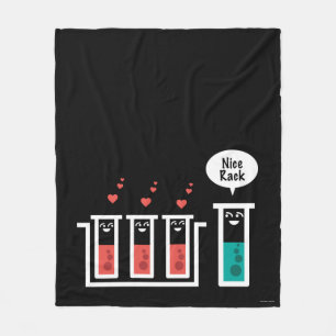 Mooie rack fleece deken