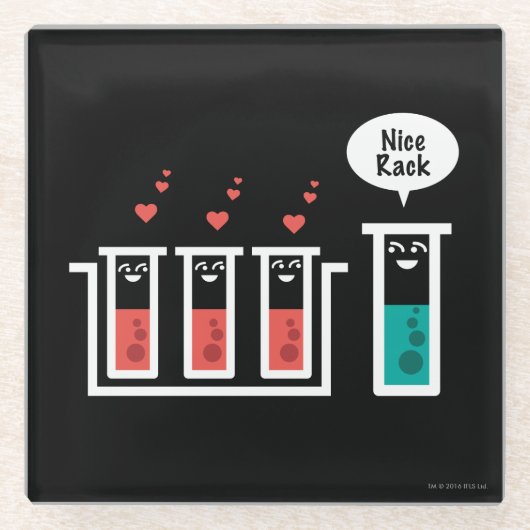 Mooie rack glazen onderzetter (Voorkant)