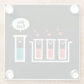 Mooie rack glazen onderzetter (Achterkant)