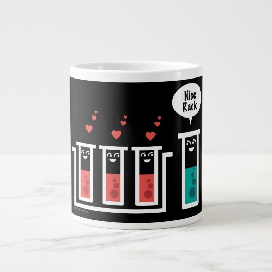 Mooie rack grote koffiekop (Voorkant)