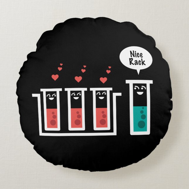 Mooie rack rond kussen (Voorkant)