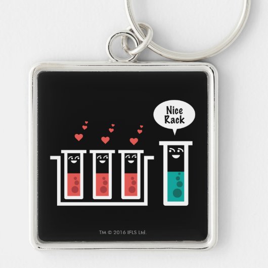 Mooie rack sleutelhanger (Voorkant)