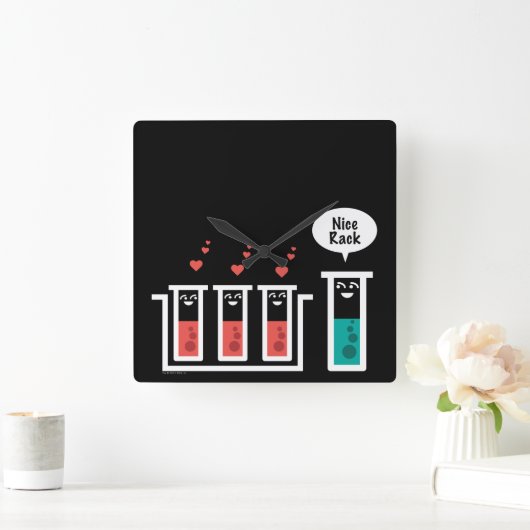Mooie rack vierkante klok (Huis)