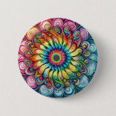 Mooie Rainbow kleur Button (Voorkant)