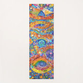 Mooie Rainbow Yoga Mat - Gaudi-achtige Mozaïek kun (Voorkant)