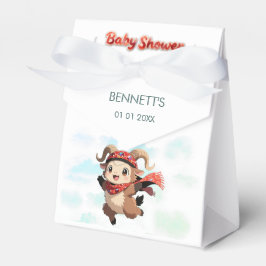 Mooie Ram Winter Baby Shower Cadeauverpakking Bedankdoosjes