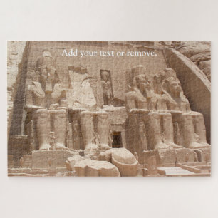 Mooie Ramses 2 tombtempel, Abu Simbel, Egypte Legpuzzel