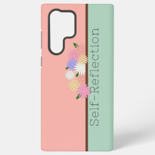 Mooie rangschikking van kleurrijke madeliefjes op  samsung galaxy hoesje