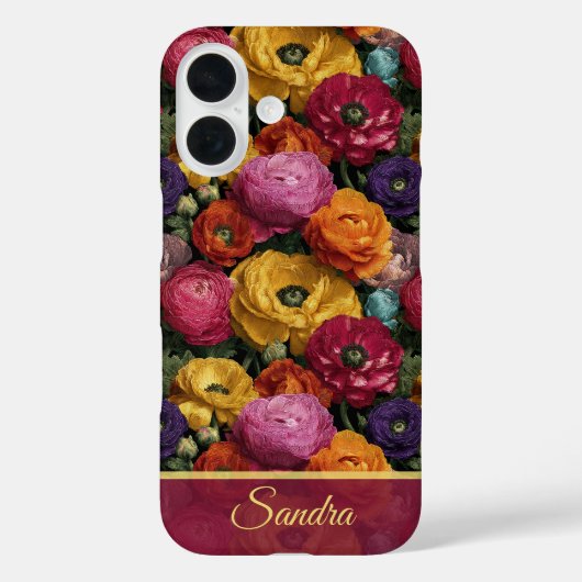 Mooie Ranunculus-herinnering voor jubileum met naa Case-Mate iPhone Case (Achterkant)