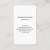 Mooie Raven op een boomtak Visitekaartje (Achterkant)