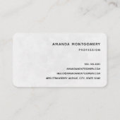 Mooie Raven op een boomtak Visitekaartje (Achterkant)