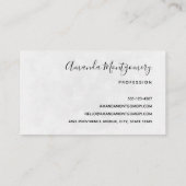 Mooie Raven op een boomtak Visitekaartje (Achterkant)