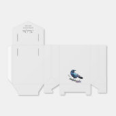 Mooie Raven op een Tree Branch bruiloft Bedankdoosjes (Uitgevouwen)