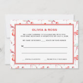 Mooie reactiekaarten voor Flamingos Kaart (Voorkant)