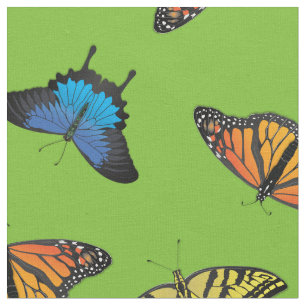 Mooie realistische Butterflies Butterfly Stof