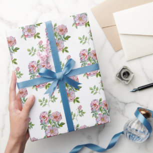 Mooie realistische waterverf rozen. cadeaupapier