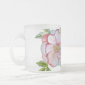 Mooie realistische waterverf rozen. matglas koffiemok (Links)