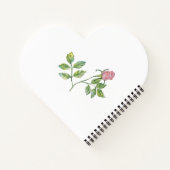 Mooie realistische waterverf rozen. notitieboek (Achterkant)