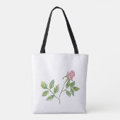Mooie realistische waterverf rozen. tote bag (Achterkant)