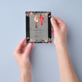 Mooie RED CARDINAL Birds Weddenschap Flyer (Hand)