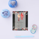 Mooie RED CARDINAL Birds Weddenschap Flyer (Enkel)