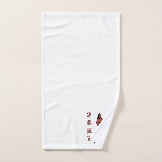Mooie Red Foxy Fox Bad Handdoek (Handdoek)