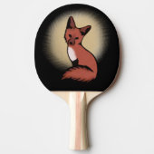 Mooie Red Foxy Fox Tafeltennisbatje (Voorkant)