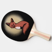 Mooie Red Foxy Fox Tafeltennisbatje (Zijkant)