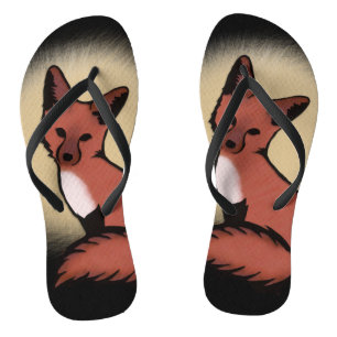 Mooie Red Foxy Fox Teenslippers
