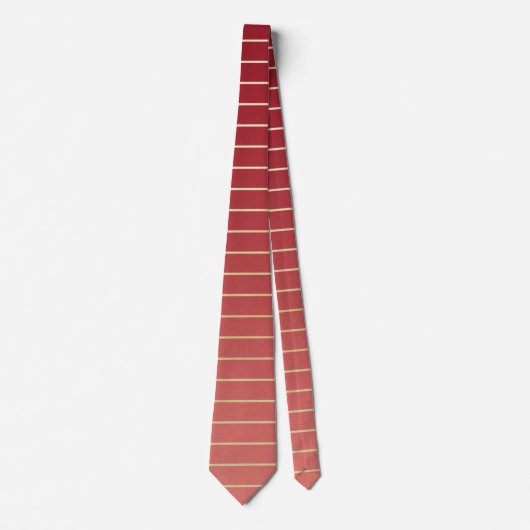 Mooie Red-Gold Elegant Stropdas (Voorkant)