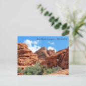 Mooie Red Rock Canyon Briefkaart! Briefkaart (Staand voorkant)