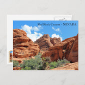 Mooie Red Rock Canyon Briefkaart! Briefkaart (Voorkant / Achterkant)