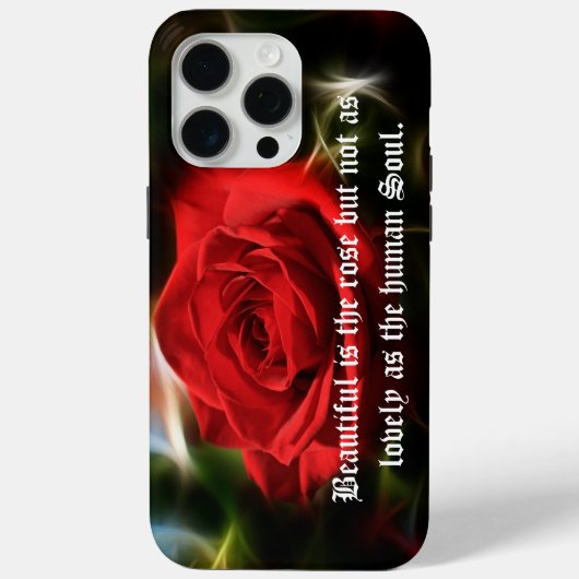 Mooie Red Rose iPhone / iPad case (Achterkant)