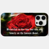 Mooie Red Rose iPhone / iPad case (Achterkant (horizontaal))