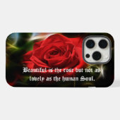 Mooie Red Rose iPhone / iPad case Hoesje (Achterkant horizontaal)