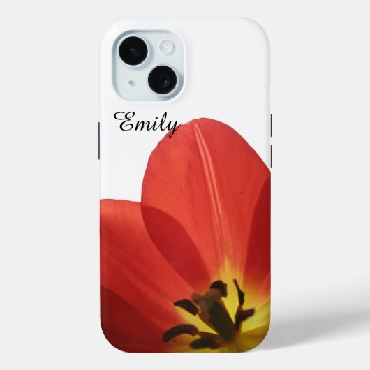 Mooie Red Tulip | Aangepaste telefoonkwestie Case-Mate iPhone Case (Achterkant)
