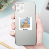 Mooie reddingstoren, Clearwater Beach Florida Sticker (Telefoon)