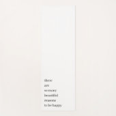 Mooie redenen om gelukkig te zijn | Minimale prijs Yogamat (Voorkant)