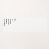 Mooie redenen om gelukkig te zijn | Minimale prijs Yogamat (Voorkant (horizontaal))