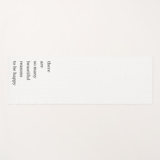 Mooie redenen om gelukkig te zijn | Minimale prijs Yogamat (Voorkant (horizontaal))