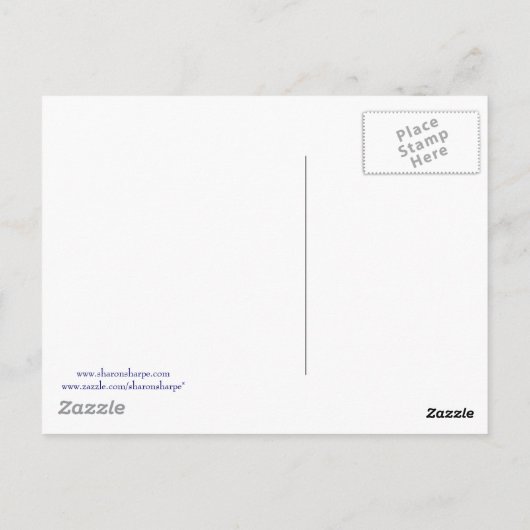 MOOIE REFLECTIES DOOR SHARON SHARPE BRIEFKAART (Achterkant)