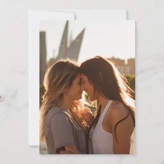 Mooie regenboog Abstract boog de bruiloft van Kaart (Achterkant)