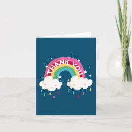 Mooie Regenboog Bedankkaart