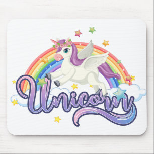 Mooie Regenboog Eenhoorn Muismat