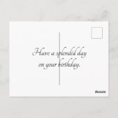 Mooie Regenboog en Meer  Briefkaart (Achterkant)