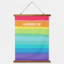 Mooie regenboog, gepersonaliseerde artistieke home hangend wandkleed