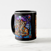 Mooie Regenboog Kittens Siermok Mok (Voorkant links)