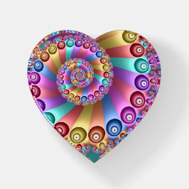 Mooie Regenboog Kleuren Abstracte Fractal Art