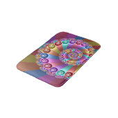 Mooie Regenboog Kleuren Abstracte Fractal Art Badmat (Gekanteld)